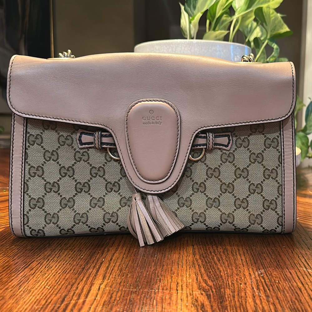 Gucci Monogram Emily Medium Bag